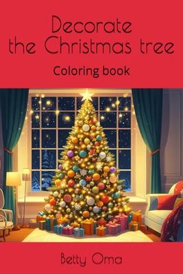 Decorate the Christmas tree: Coloring book
