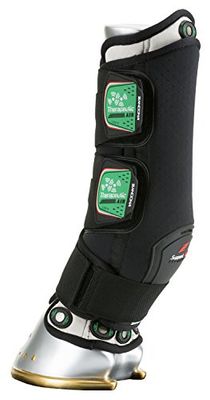 Zandonà Therapeutic Support Boot Air Front, Protezioni per Cavalli Unisex-Adulto, Nero, XL