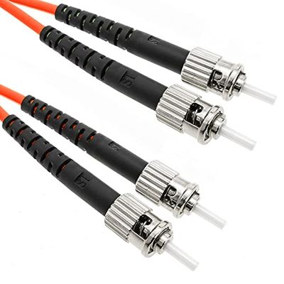 BeMatik - Glasvezelkabel ST/PC naar ST/PC multimode 50/125 50m OM2
