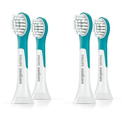 Philips Sonicare HX6032/33 Pack da 2 Testine di Ricambio For Kids Mini per Spazzolino Elettrico Sonico, Per Bambini dai 3 ai 6 anni (Confezione da 2)