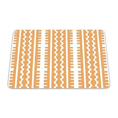 Bonamaison, Rechthoek Pop Art Digital bedrukte muismat, antislip onderkant, voor kantoor en thuis, grootte: 22x18 cm