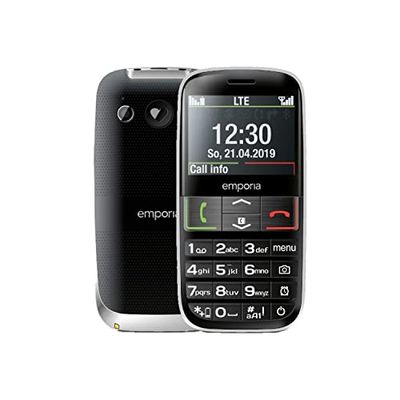 Emporia ACTIVE 4G V50-4G Mobile Phone Black (Official UK Version)