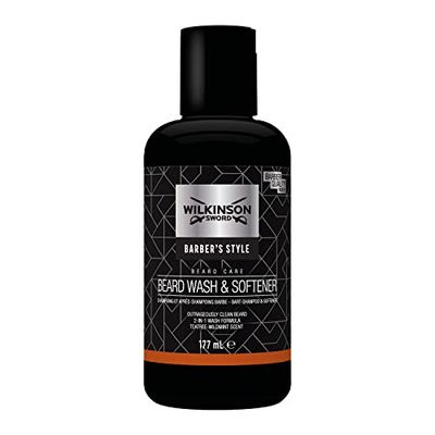 Wilkinson Sword - Barber's Style For Men | Beard Wash & Softener | 177ml