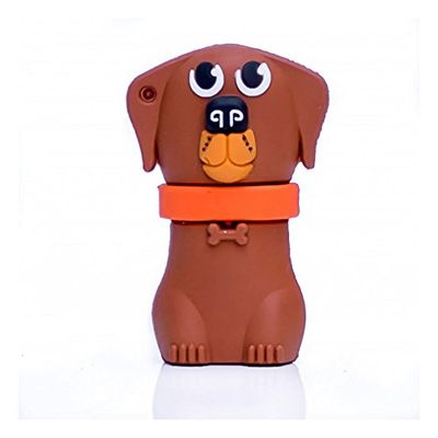 TECH1TECH TEC 5134-16 16GB-USB 2.0 Type A Marron unité clé USB Flash USB (USB 2.0 Type A- Cuir Brun Caoutchouc Tube)