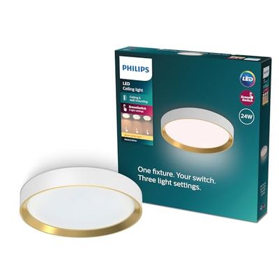 Philips Hanno soffitto SceneSwitch, rotondo, 24W, 2700Lm, 2700K, bianco, IP20