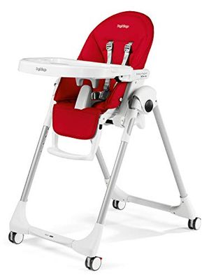 Peg Perego, Prima Pappa Follow Me, cadeira, cor vermelha