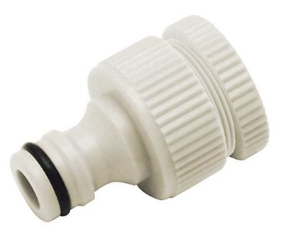 Aqua Control Adapter voor kraan met dubbele schroefdraad 1/2 inch en 3/4 inch binnendraad C2520