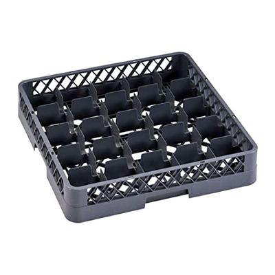 Adexa WH060D25 Commercial Cups/Glass Rack, 25 Compartments, 500mm x 500mm x 100mm