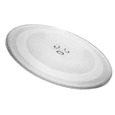 GC GLOBALCOMMERCE 255y 10" Rotating Microwave Plate, Glass, Transparent