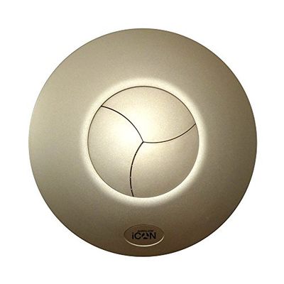 Airflow® Icon 15 Cache-Ventilateur en grès élégant (doré) – Look Design pour Salle de Bain – Compatible avec extracteur d'air Icon 15