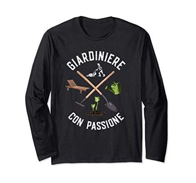 Giardino Giardinaggio Attrezzi Hobby Giardiniere Maglia a Manica