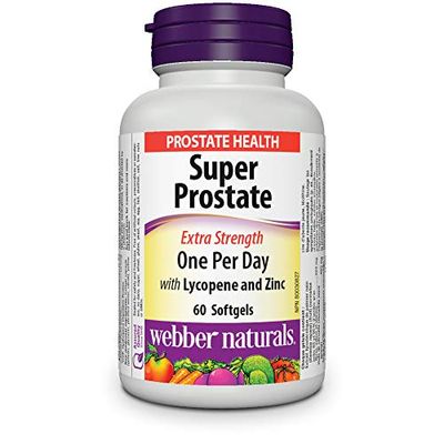 Webber Naturals Super Prostate Extra Strength One Per Day 60 Softgels