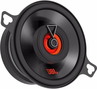 JBL Club 322F 2-vägs bilhögtalare set från Harman Kardon – 75 watt Pro ljud bilhögtalare boxning 87 mm, svart