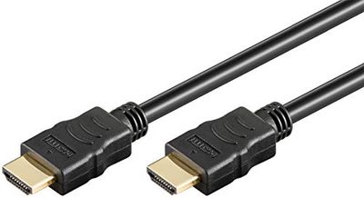 goobay 61162 Höghastighets HDMI-kabel med Ethernet/4K Ultra HD och Arc/för bildskärmar, PS5 och Xbox / 7,5 m