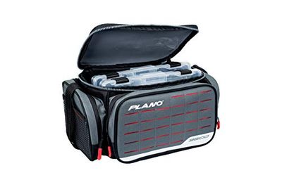 PLANO Weekend Series - Tackle Case 3600, Duurzame Vissen Grote tackle tas, Tackle opbergzakken voor vissers, Voor al uw visgerei en gereedschap organisatie, Molle pannel, Incl, 2 StowAway dozen