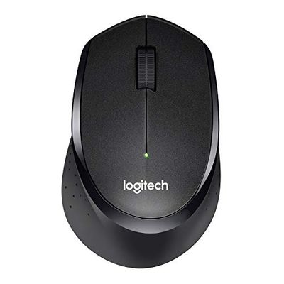 Logitech B330 SILENT PLUS Mouse Wireless, 2,4 GHz con Ricevitore USB Nano, Tracciamento Ottico 1000 DPI, Durata Batteria di 2 Anni, Compatibile con PC, Mac, Laptop, Chromebook - Nero