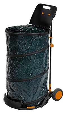 Green>it® Carrello per sacco rifiuti da giardino, 150 litri