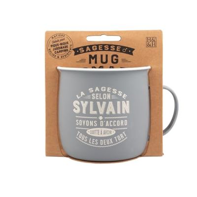 MUG NOMADE - Personalised Sylvain Tea and Coffee Mug - Gift for Men and Women