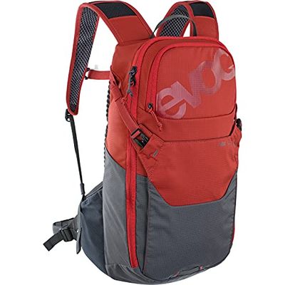 Sac à dos Ride 12 + poche 2l rouge/gris