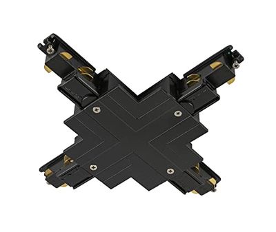 SLV Conector X para sistema S-TRACK de 3 fases/negro, regulable