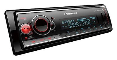 Pioneer MVH-S520BT Autoradio 1 DIN avec Tuner RDS et Bluetooth®, éclairage Multicolore, USB, Application Smart Sync et Compatible avec appareils Apple et Android