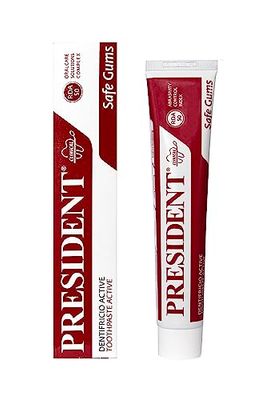 President DENTIFRICIO ACTIVE ad Attività Gengivale. Per gengive irritate, infiammate e parodontite. Azione sanitizzante astringente. RDA 50 - 75ml