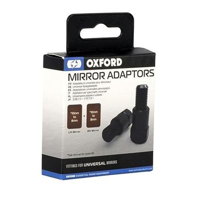 OXFORD OX580 Adaptateur de rétroviseur 8 mm à 10 mm