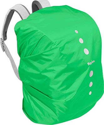 Playshoes Unisex dziecięcy pokrowiec przeciwdeszczowy na plecak, pokrowiec przeciwdeszczowy (1 opakowanie), Zielony, 29, zielony, M, pokrowiec przeciwdeszczowy na plecak