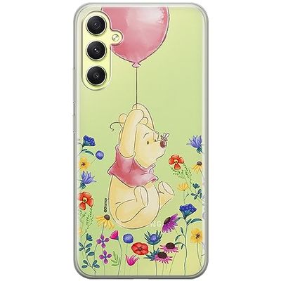 ERT GROUP custodia per cellulare per Samsung A34 5G originale e con licenza ufficiale Disney, modello Winnie the Pooh & Friends 028 adattato alla forma dello smartphone, parzialmente trasparente