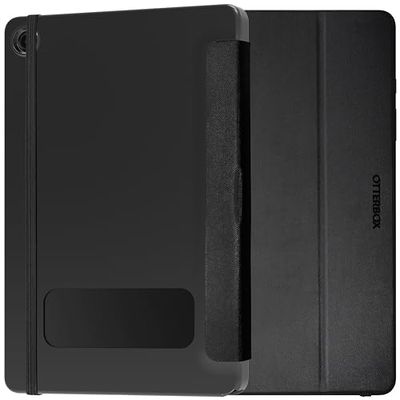 Cover OtterBox React Folio Case per Samsung Galaxy Tab A9+, antishock e cadute, ultra sottile, custodia Folio protettiva, testata a norme MIL-STD 810G, Nero