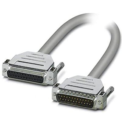 PHOENIX CONTACT Câble rond blindé CABLE-D25SUB/S/150/KONFEK/S - 1 x 25 broches - 1 x 25 broches - 1 x 25 broches - 1,5 m