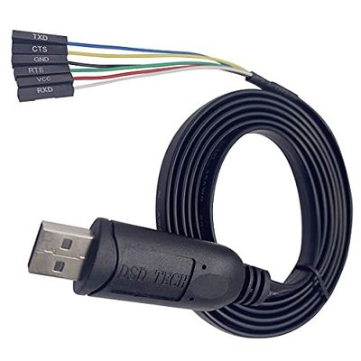 DSD TECH SH-U09G USB a TTL Cable serie FTDI FT232RL IC incorporado 1.8M / 5.9FT