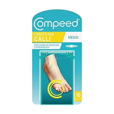 Compeed Cerotti Per Calli, Formato Medio, Cerotti, Lunga Durata, 10 Unità