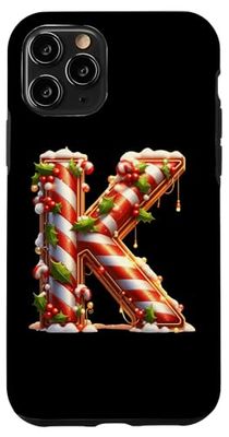 Christmas Candy Cane K Ornament Style Case for iPhone 11 Pro