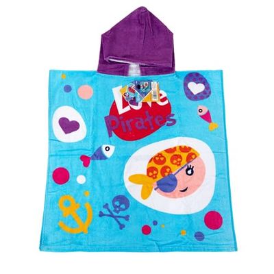 Desconocido Kids Poncho en Coton pour Adulte Unisexe Multicolore Taille Unique