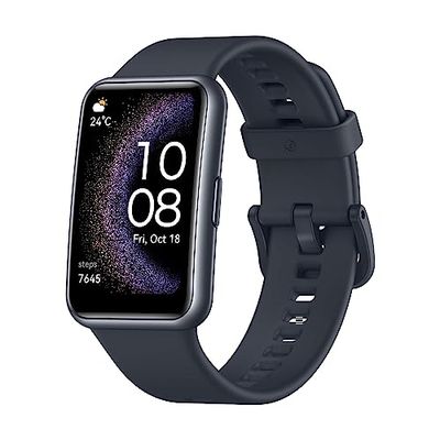 HUAWEI WATCH FIT SE Smartwatch for men women, iOS & Android, Up to 9 Days Battery Life- Fitness Tracker AMOLED Screen - Activity Tracker - Health Monitor & Sports Tracker - Black