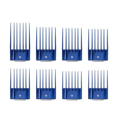 Andis 13105 - Juego de 8 peines universales a presión, tamaños: 5/8", 11/16", 3/4", 13/16", 7/8", 15/16", 1-1/4"