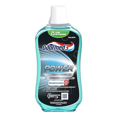 Odol-med3 munbalsam Power, alkoholfri munsköljning, 500 ml