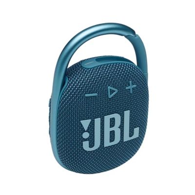 JBL CLIP 4 Speaker Bluetooth Portatile, Cassa Altoparlante Wireless con Moschettone Integrato, Design Compatto, Resistente ad Acqua e Polvere IPX67, fino a 10 h di Autonomia, USB, Blu