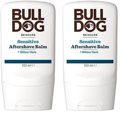 BULLDOG SKINCARE - Sensitive After Shave Balm For Men Hydrates & Soothes 100 ml (Pack of 2)