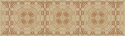 Doge Milano Chemin de cuisine, 100% Made in Italy, Tapis antitache avec impression numérique, Tapis antidérapant et lavable, Modèle Vintage - Nevada, 280x52 cm