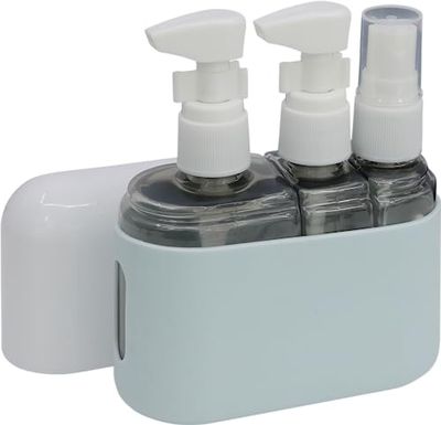 Cao Trek, Flaconi da Trekking/Viaggio Unisex-Adulto, Blu/Bianco, 10 x 4,5 x 12 cm