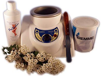 EpilWax Full Professional Waxing Kit with Wax Heater 800 ml, Wax, After Wax Oil and Wooden Spatula