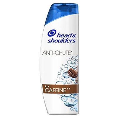 Head & Shoulders Shampooing Antipelliculaire Anti-Chute, à la caféine, Jusqu’à 100% des pellicules éliminées, Cliniquement Prouvé, Testé Sous Contrôle Dermatologique, 6x285ml