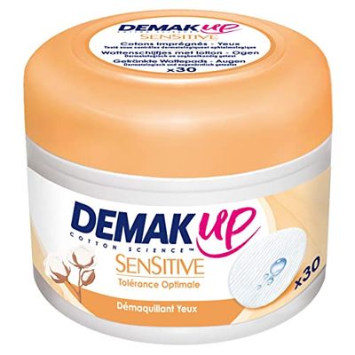 Demak'Up Sensitive - Disques Pré-imprégnés, 30 cotons