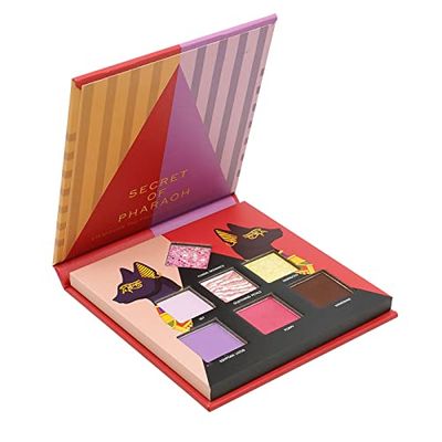 EBIN NEW YORK Secret of Pharaoh Eye Shadow Palette, SACRED GARDEN, High-Pigmented