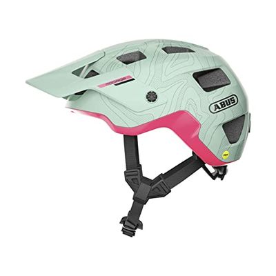 ABUS Modrop MIPS Casco de Bicicleta, Unisex Adulto, Menta (Ice Mint), M (54-58 cm)