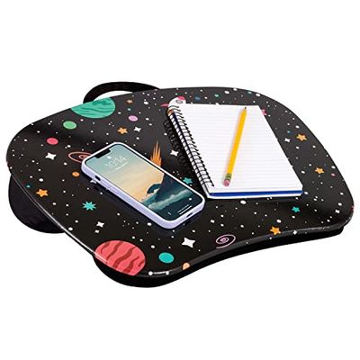 LAPGEAR MyStyle Bureau Portable avec Coussin, modèle Space Odyssey, Convient aux Ordinateurs Portables Jusqu’à 15,6", Modèle n° 45337