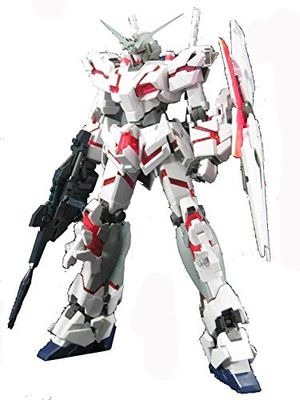 Bandai Hobby modelfiguur, RX-0, Unicorn Gundam, in HD-kleur met MS-kooi, master-grade figuur, schaal 1:100