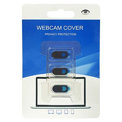 Camera afdekking voor Alcatel A5 LED Smartphone Webcam PC Tablet 3 stuks (zwart)